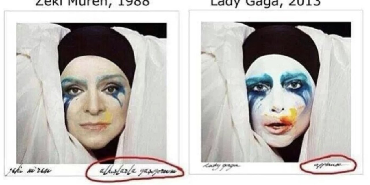 Lady Gaga, Zeki Müren'in fotoğrafını taklit etti mi?