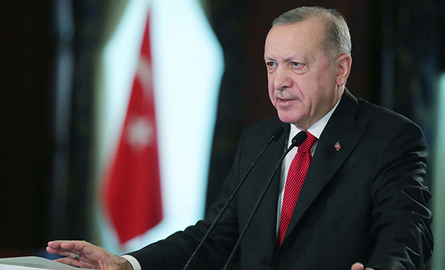 Cumhurbaşkanı Erdoğan: "Bildiri art niyetli, Montrö'den çıkma çalışmamız yok, o fotoğrafla ilgili soruşturma açıldı"