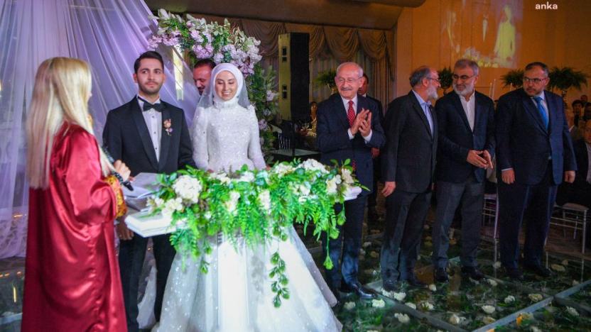 Kılıçdaroğlu eski AKP'li vekilin oğlunun düğününe katıldı