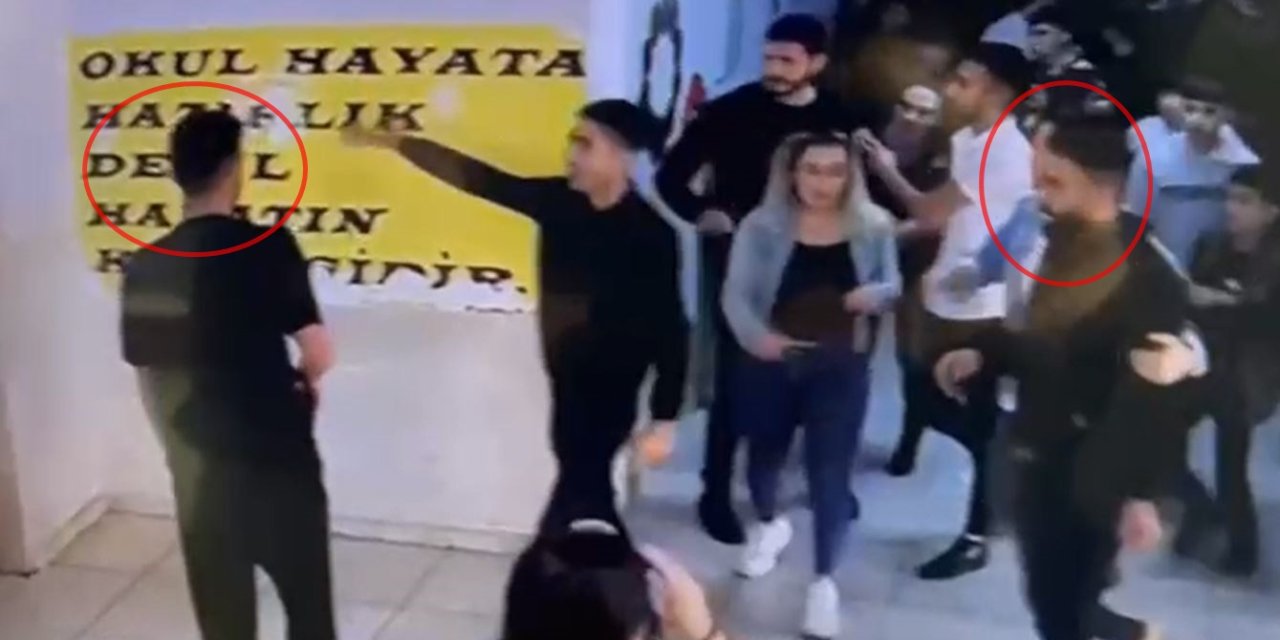 Kopya çeken öğrenciye ceza veren öğretmene ağabey dayağı
