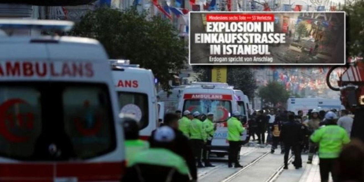 Taksim'deki patlama dünya basınında