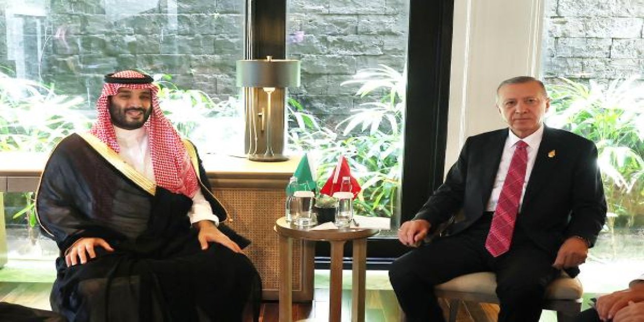 Erdoğan, Veliaht Prens Selman’la görüştü