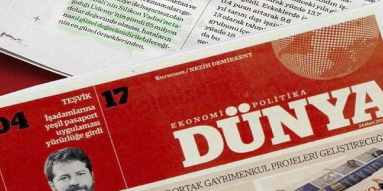 Dünya gazetesinin ismi değişti: 'Zorunlu bir veda'
