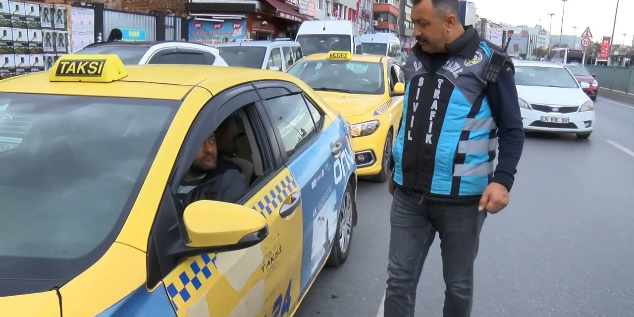 İstanbul'da taksi denetimi: 4 şoföre ceza