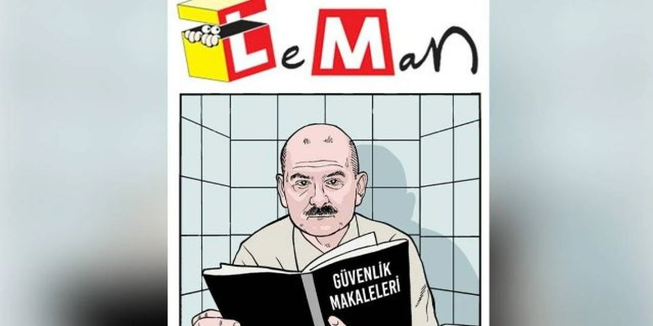LeMan, 'güvenlik makaleleri' okuyan Bakan Soylu'yu kapağına taşıdı