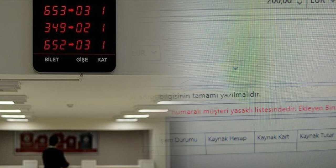 KHK'lılara 'yasaklı kişi' uygulaması: Banka sisteminin görüntüsü ortaya çıktı