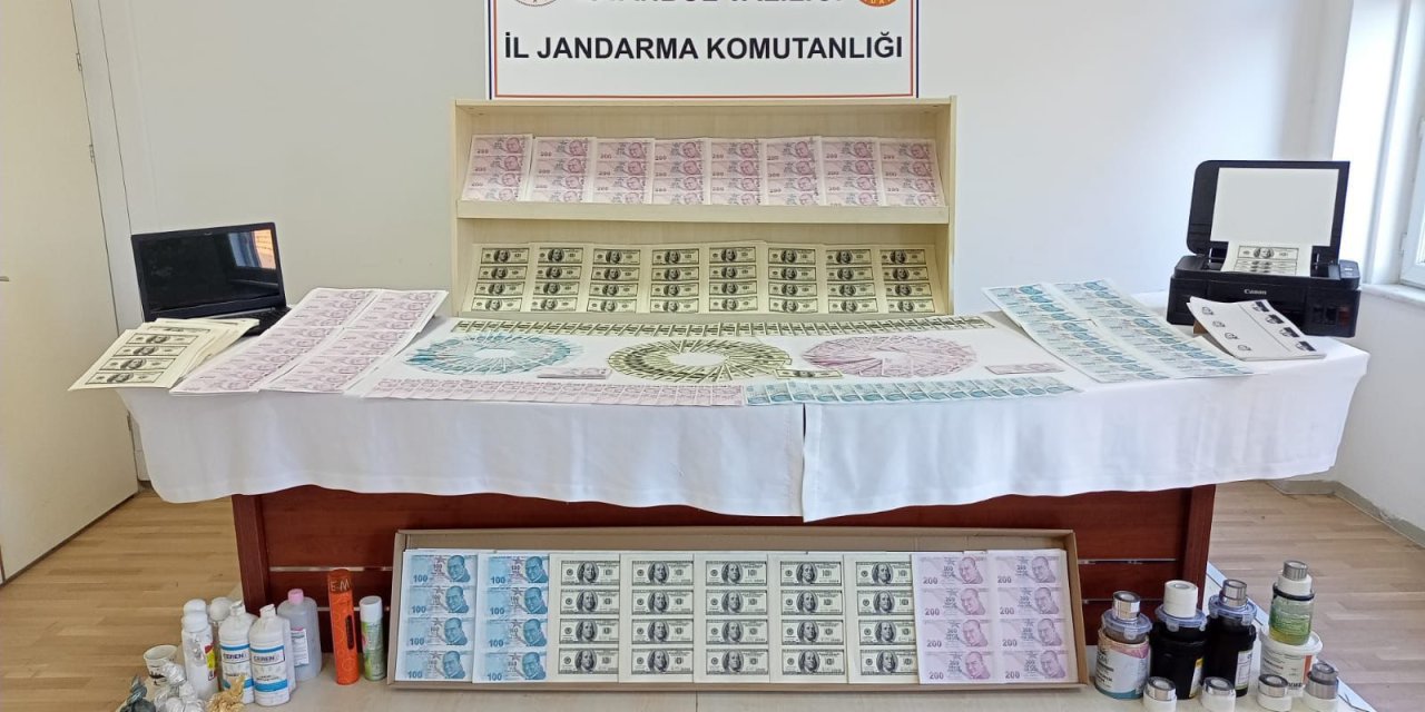 Jandarmadan milyonluk sahte para operasyonu