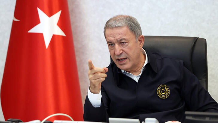 Erdoğan, Akar'dan harekatla ilgili bilgi aldı