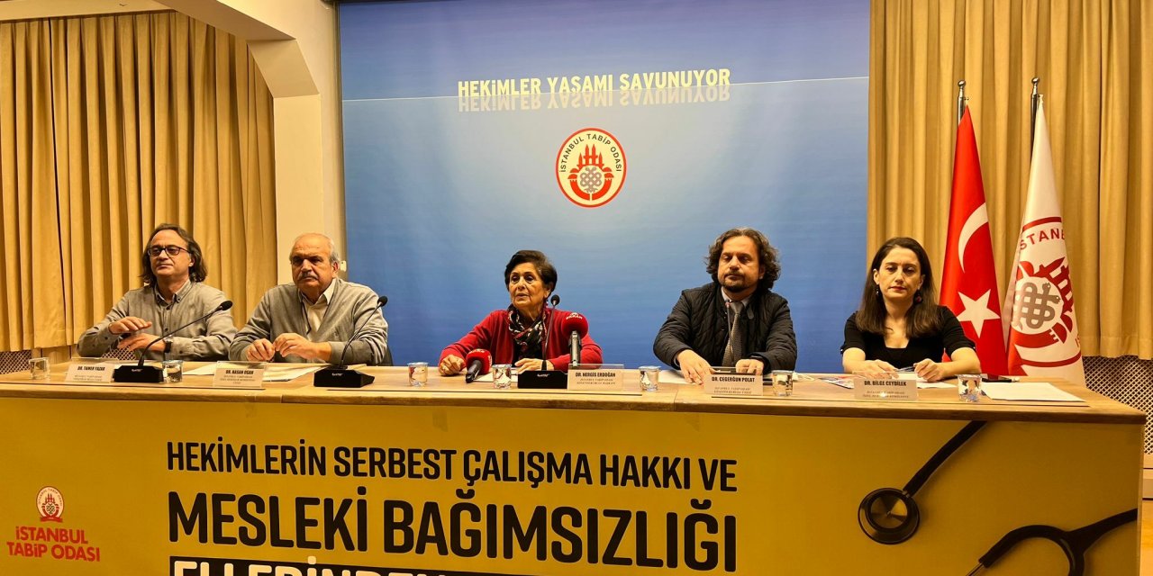İstanbul Tabip Odası'ndan muayenehanesi olan hekimlerin serbest çalışmasını engelleyen düzenlemeye tepki