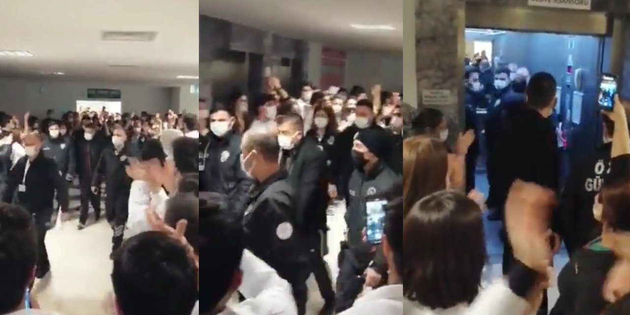 O uzman çavuşu protesto eden sağlık çalışanlarına ceza yağdı