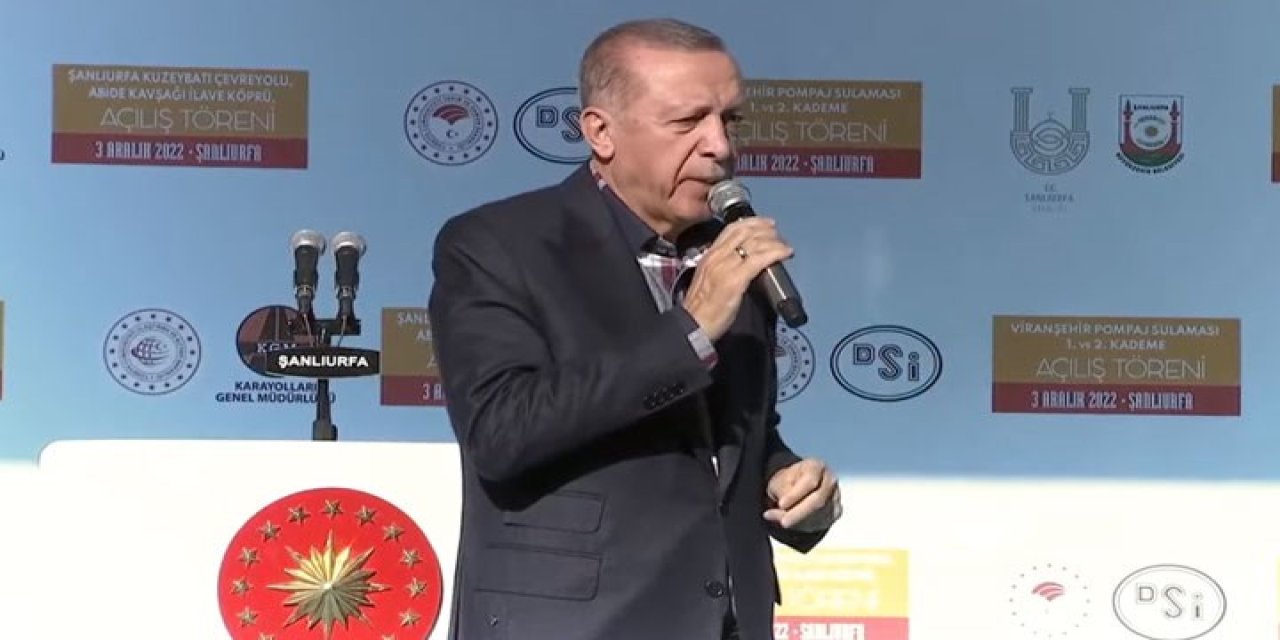 Erdoğan Urfa'dan CHP'den çok ABD'ye mesaj verdi: 30 kilometrelik güvenlik şeridi oluşturacağız