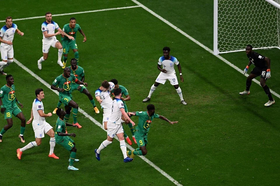 Senegal'i yenen İngiltere, Hollanda'nın rakibi oldu