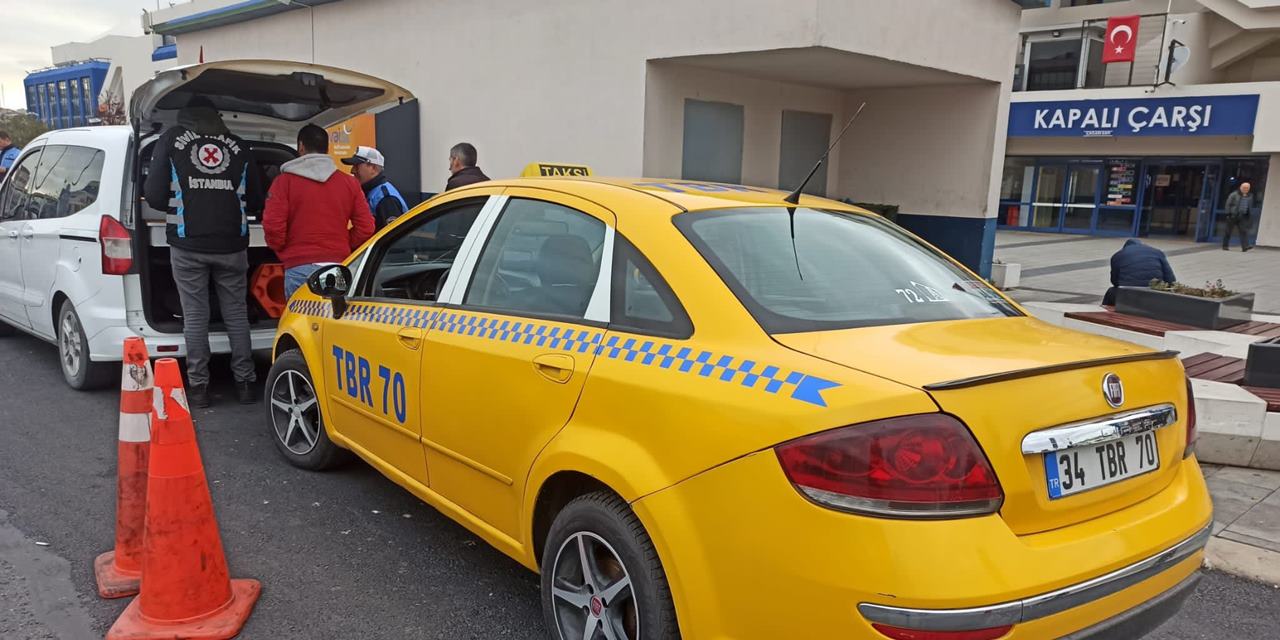 Yolcu seçip izinsiz çalışan taksiciye para cezası: Araç 10 günlüğüne men edildi