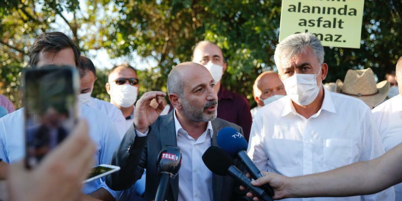 Torba kanun teklifine tepki: 'Enerji süsü altında zeytinlik alanları madenlere açacaklar'
