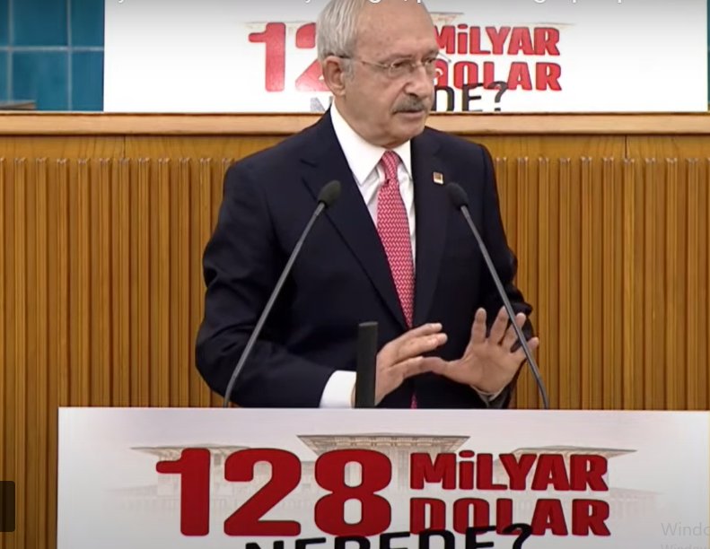 Kılıçdaroğlu "128 milyar dolar nerede?" pankartlı kürsüde konuştu: "Bal gibi soracağım sen de bal gibi cevap vereceksin"