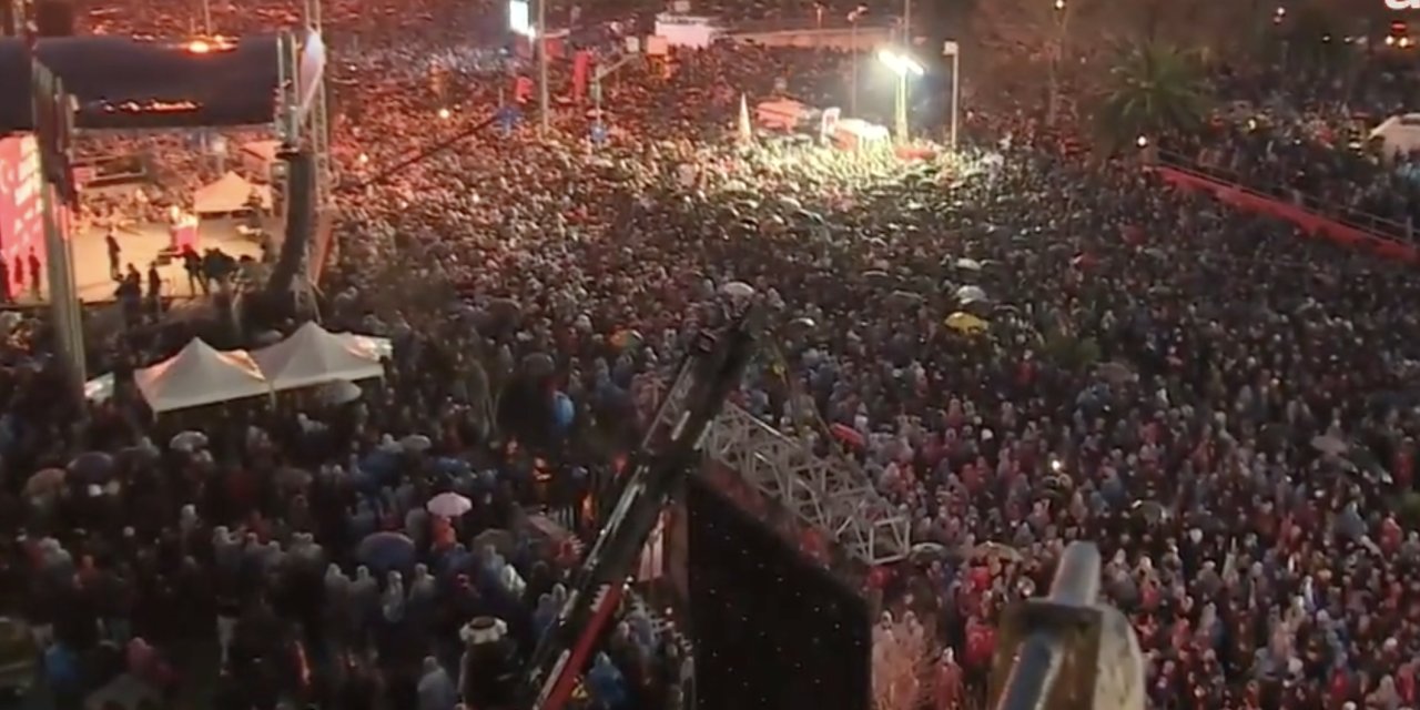 Saraçhane'de kaç bin kişi vardı?