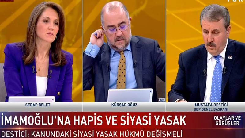 BBP lideri Destici, İmamoğlu'na verilen siyasi yasak kararını eleştirdi