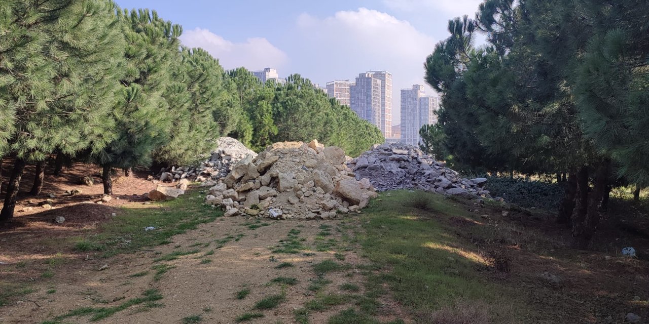 Kaçak hafriyatçıların yeni hedefi Atatürk Olimpiyat Stadyumu çevresi oldu