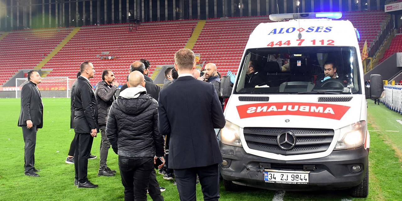 Stada işaret fişeği sokarken kullanılan ambulansın şirketine ceza