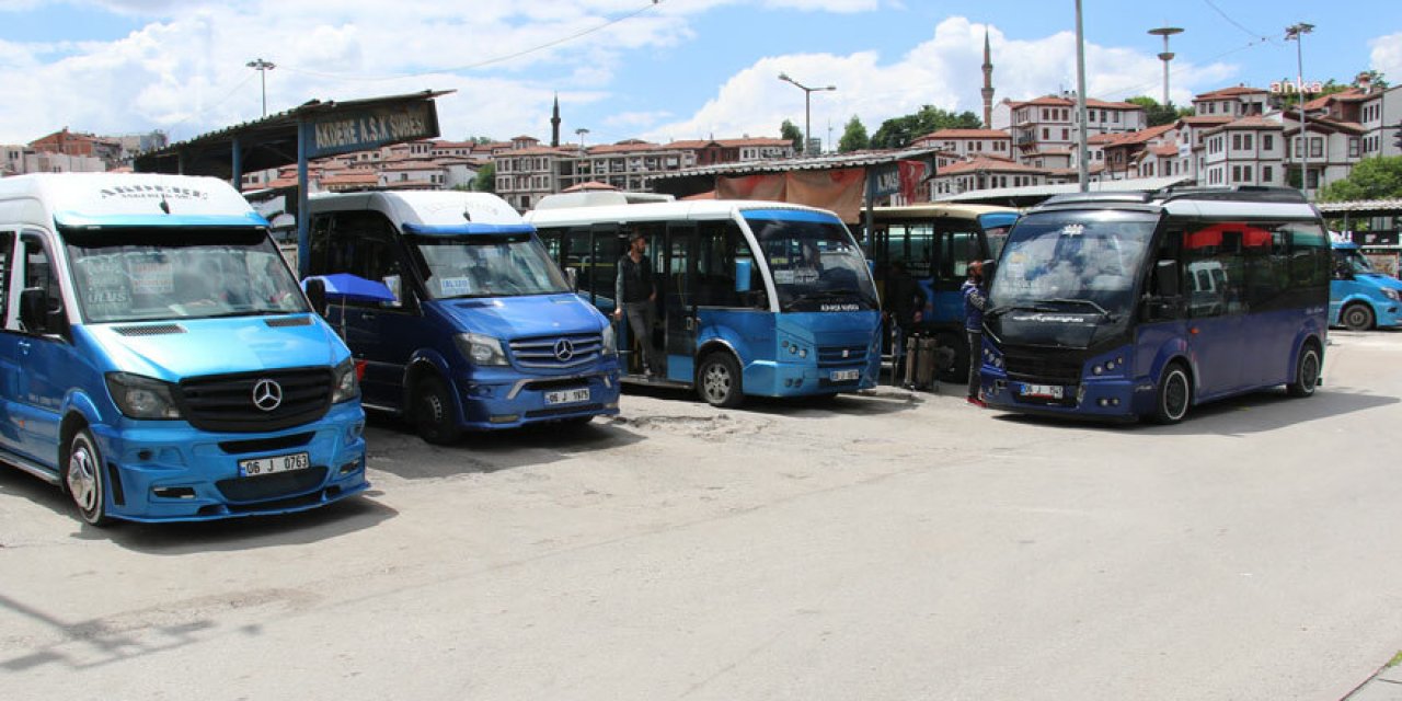 Ankara'da dolmuş ücretlerine zam