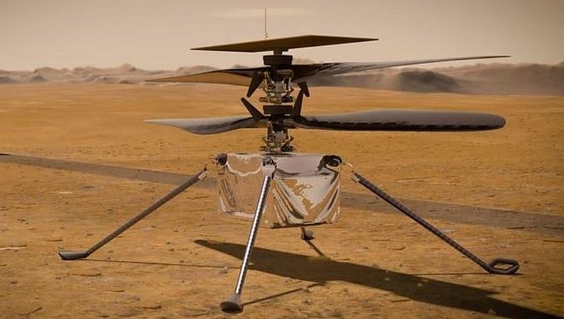 NASA, Mars'ta küçük bir helikopteri başarıyla uçurdu
