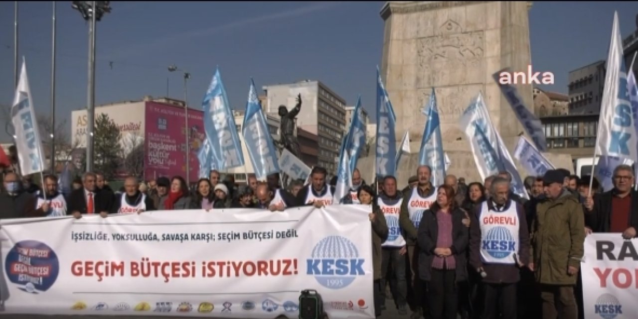 KESK'ten zam protestosu: 'Müjdenin gerçek enflasyon karşısında hiçbir karşılığı yoktur'