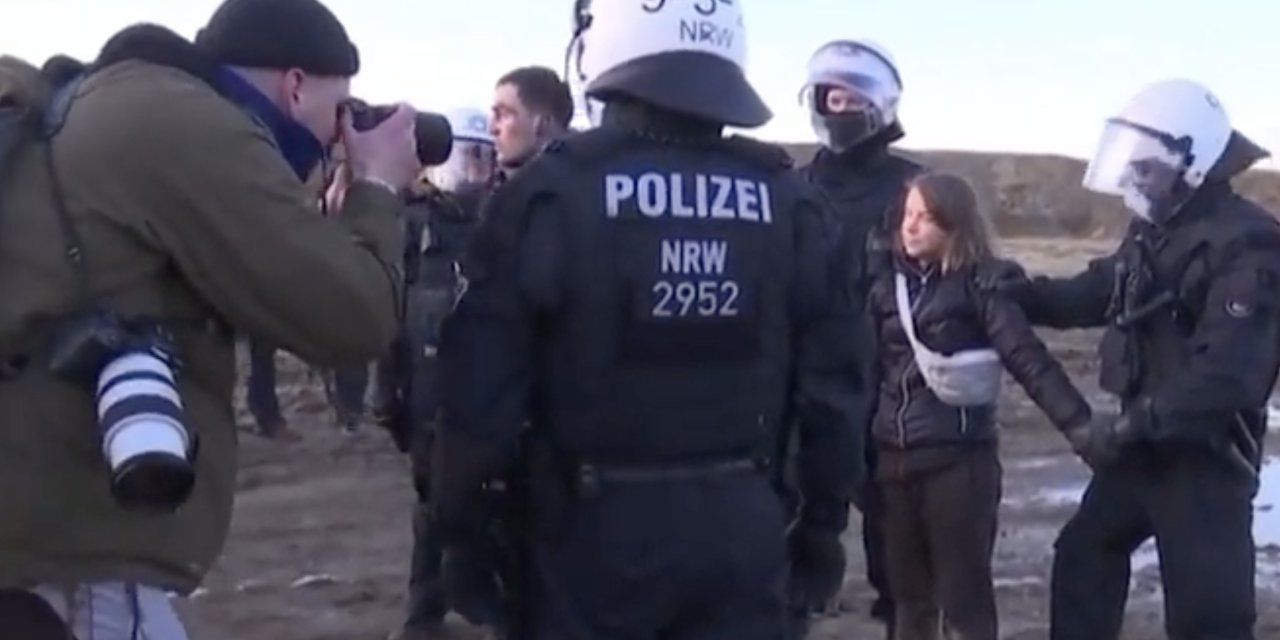 Almanya polisinden açıklama: Greta Thunberg'in gözaltına alınması kurgu muydu?