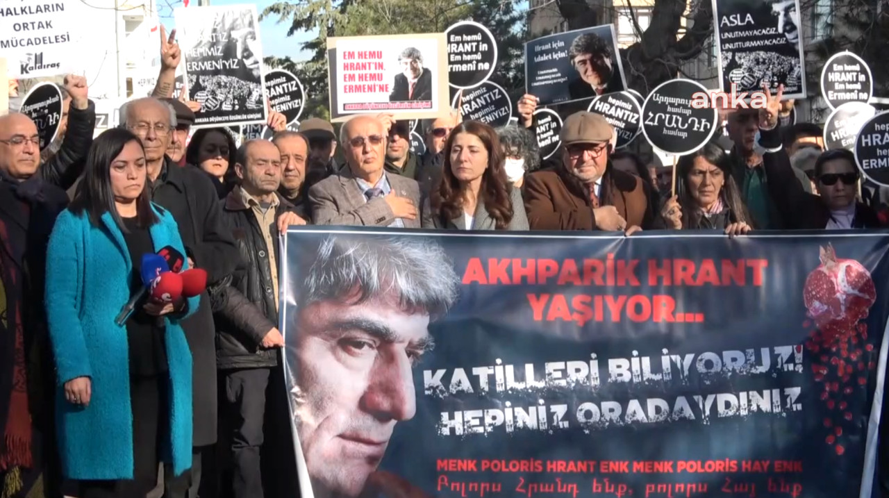 Hrant Dink Ankara’da anıldı: Ona kıydıklarından beri her şey daha kötüye gidiyor