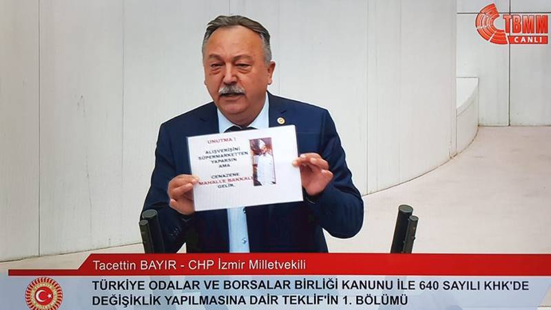 CHP'li Bayır'dan iktidara 'Erdal Bakkal' göndermesi: 3 harfli marketlerden hiç kimseyi cenazenizde bulamayacaksınız