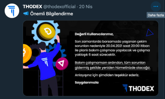 Adım adım Thodex vakası: 1.3 milyar dolarlık işlem hacmine ulaşınca kapıları kapattı