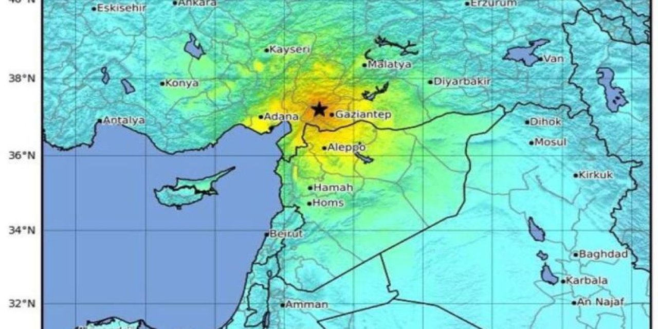 Deprem çoğu Orta Doğu ülkesinde hissedildi