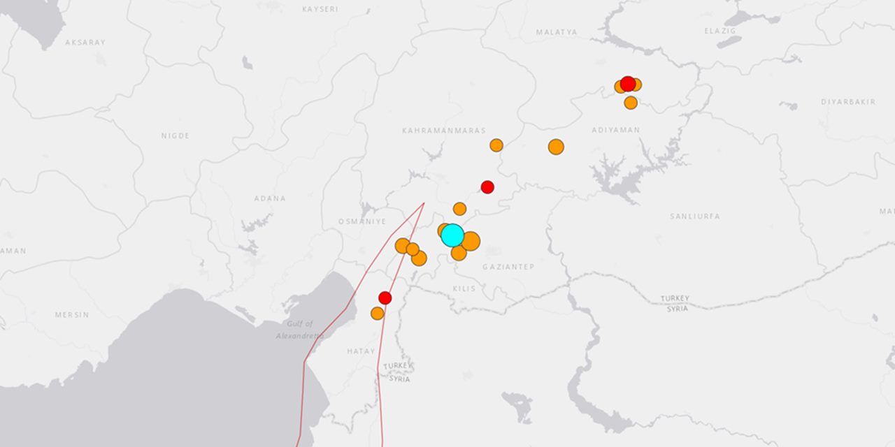 ABD, Kahramanmaraş depreminin büyüklüğünü 7,8 olarak tespit etti