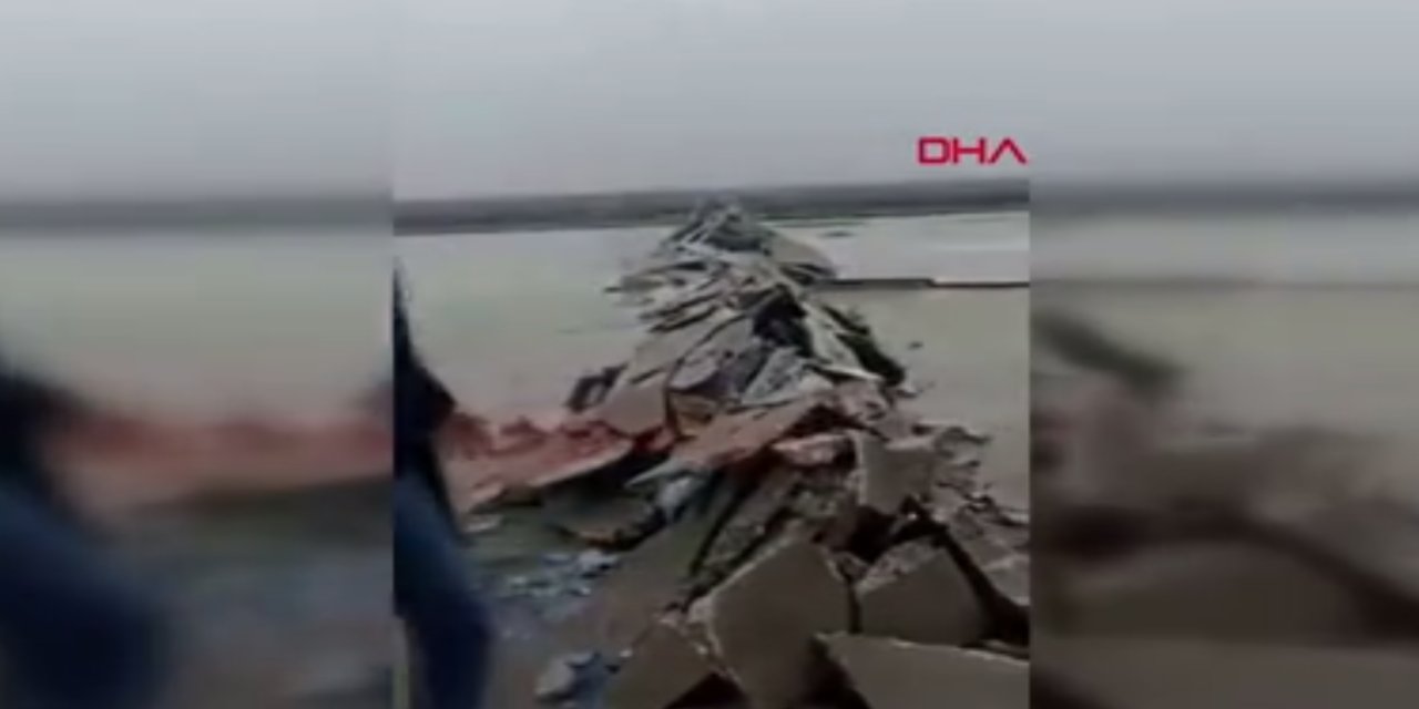 Depremde Hatay'da havalimanının pisti yarıldı