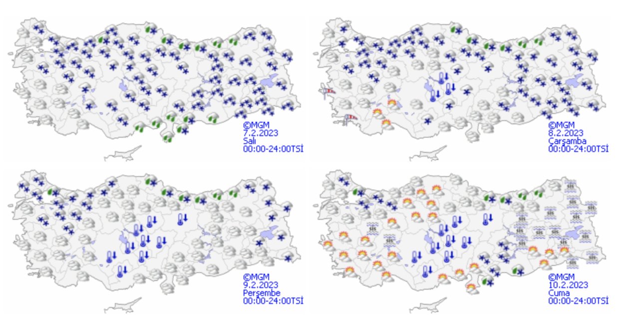 Deprem bölgesinde hava soğuk ve yağışlı olacak