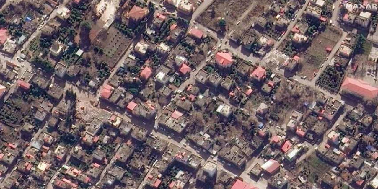 Depremin tahribatı uydudan görüntülendi: Durum vahim