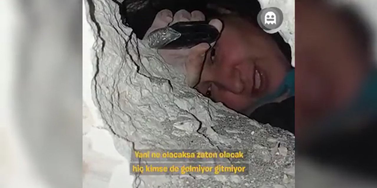 Ekipler tarafından bulunan kadın enkaz altında konuştu: 'Ben tam ümidimi kesmiştim biliyor musun? Dedim uyuyayım'