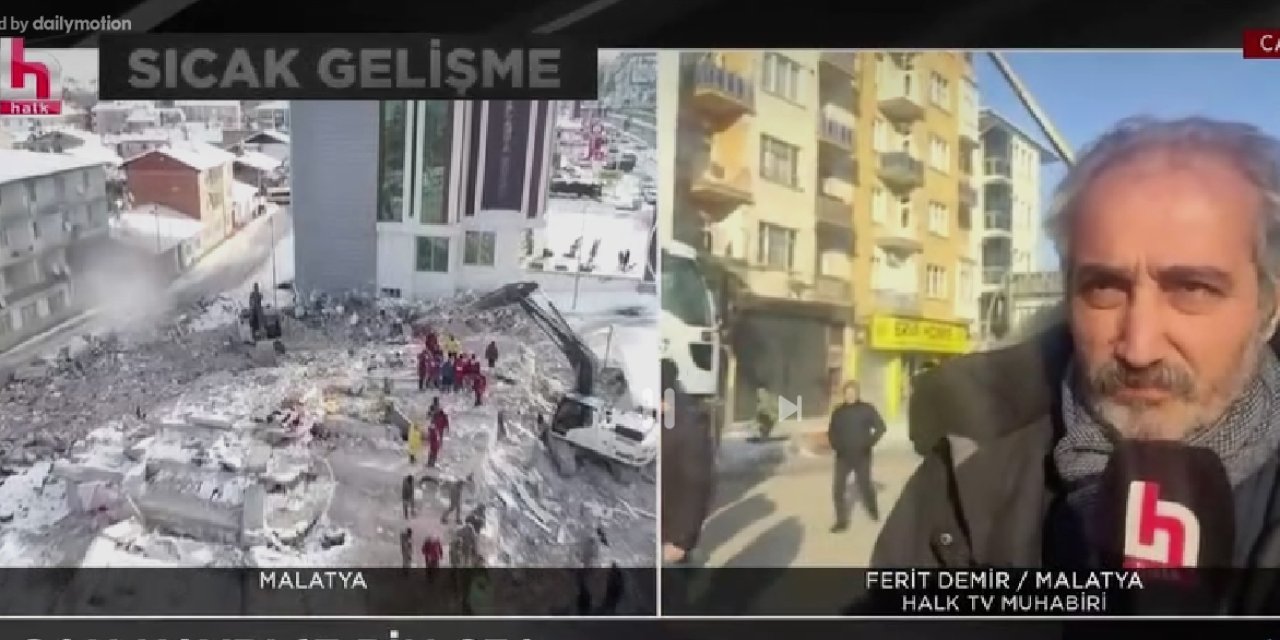 Deprem bölgesinde kurtarma çalışmalarını takip eden gazeteciye polis şiddeti: 'Polis arkamdan tekme attı'