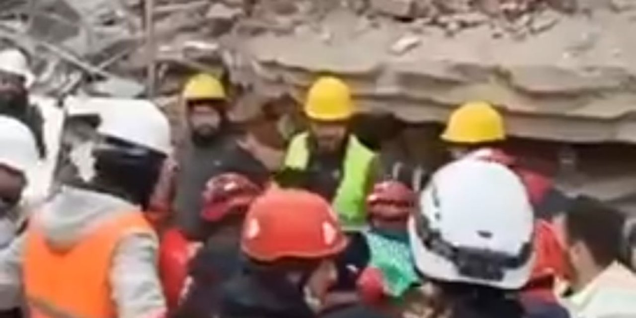 Yıkılan binanın enkazından 108 saat sonra kurtarıldı