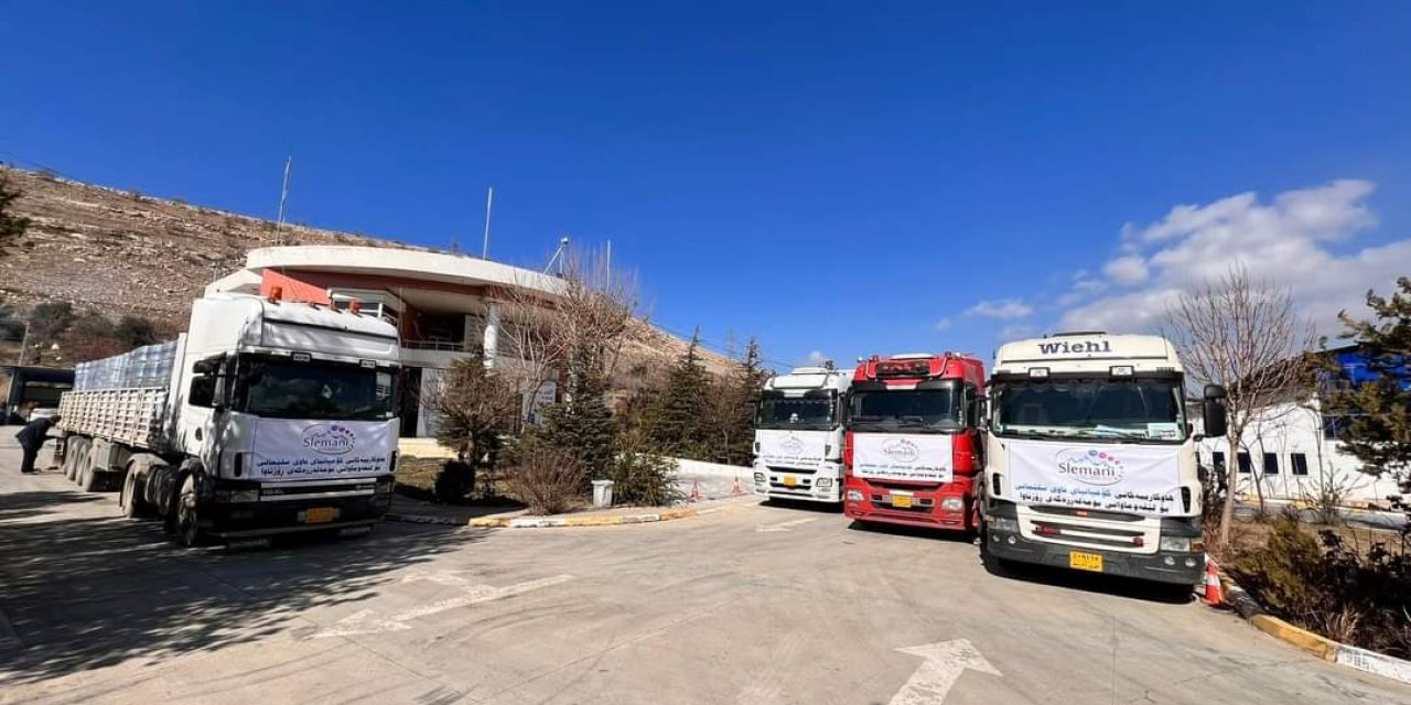 Mardin'de cipe düzenlenen silahlı saldırıda ölenlerin yakınları, depremzedelere 32 TIR yardım gönderdi