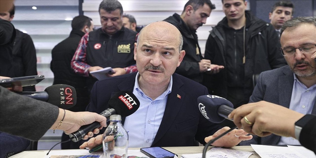 Soylu'dan 'deprem' açıklaması: 'Delil toplamadan enkaz kaldırılmıyor'