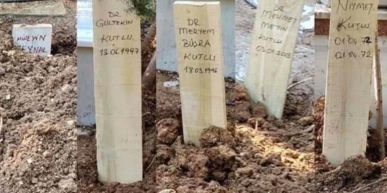 'Ailemi gömdüm geldim, ellerimle yazdım o tahtalara isimlerini: Çocukluklarını yaşamadılar doktor olacaklar diye'