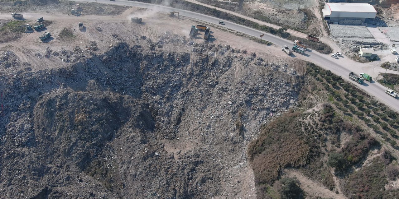 FOTO GALERİ | Enkaz döküm sahası havadan görüntülendi