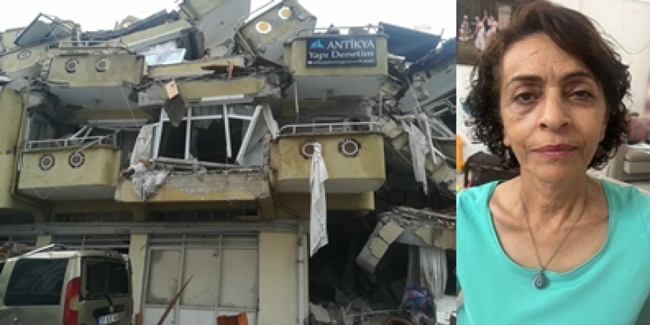 Hatay'da depremin ardından kaybolan Necla Dişer aranıyor
