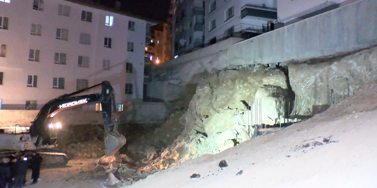Deprem olmadan da evlerimiz çöküyor... İnşaat kazısında 2 apartmanın istinat duvarı çöktü; 34 daire tahliye edildi
