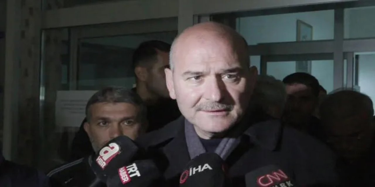 Soylu'dan stadlardaki sloganlara tepki: Deprem mesaisine gömüldüğümüzü zannetmesinler