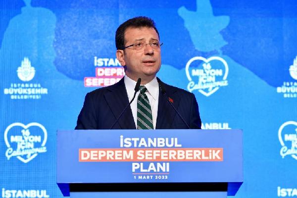 İmamoğlu: İstanbul'a özel deprem kanunu çıkarılmalı