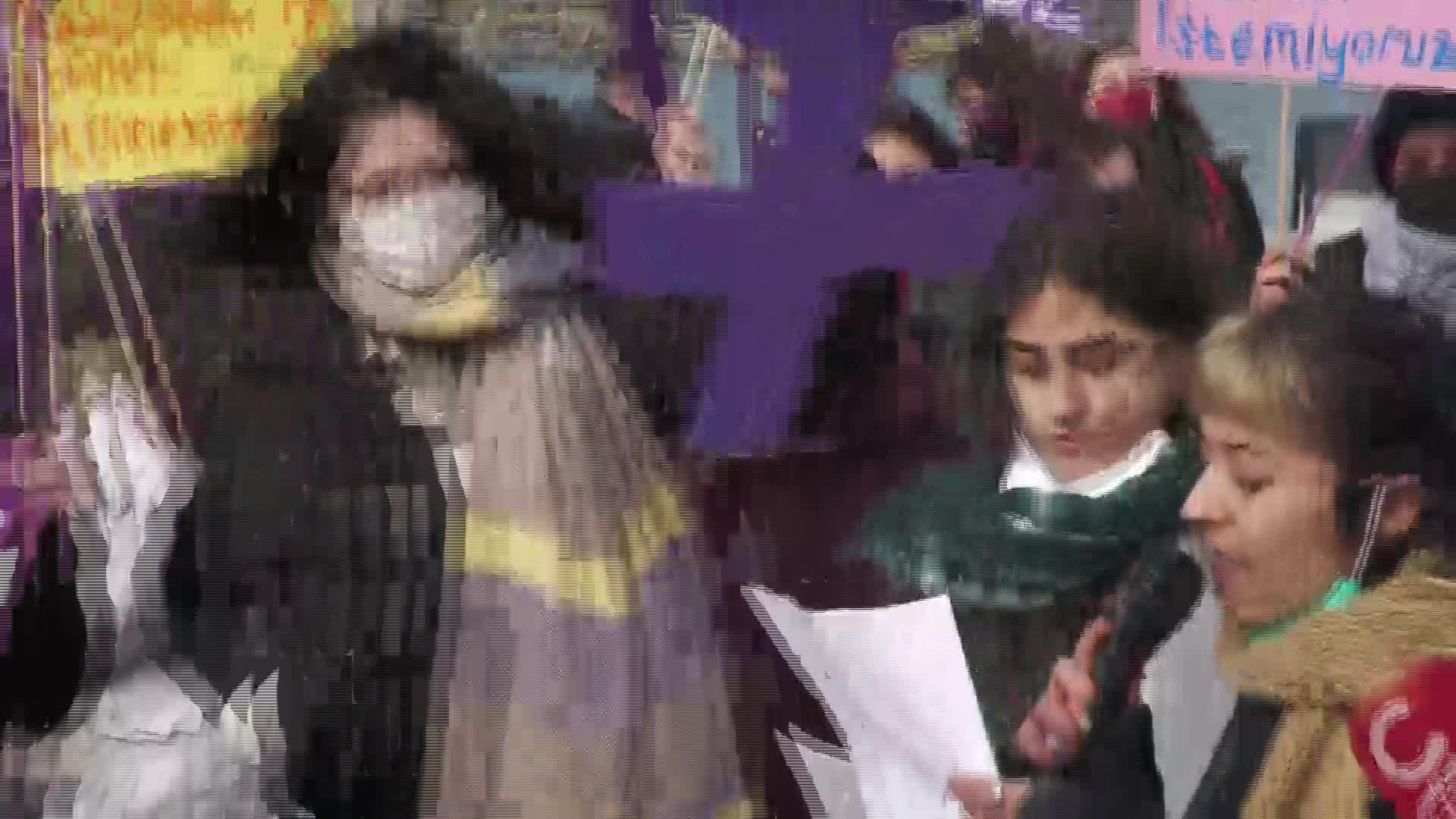 Üniversiteli kadınlar, kadın üniversitesine karşı eylemde