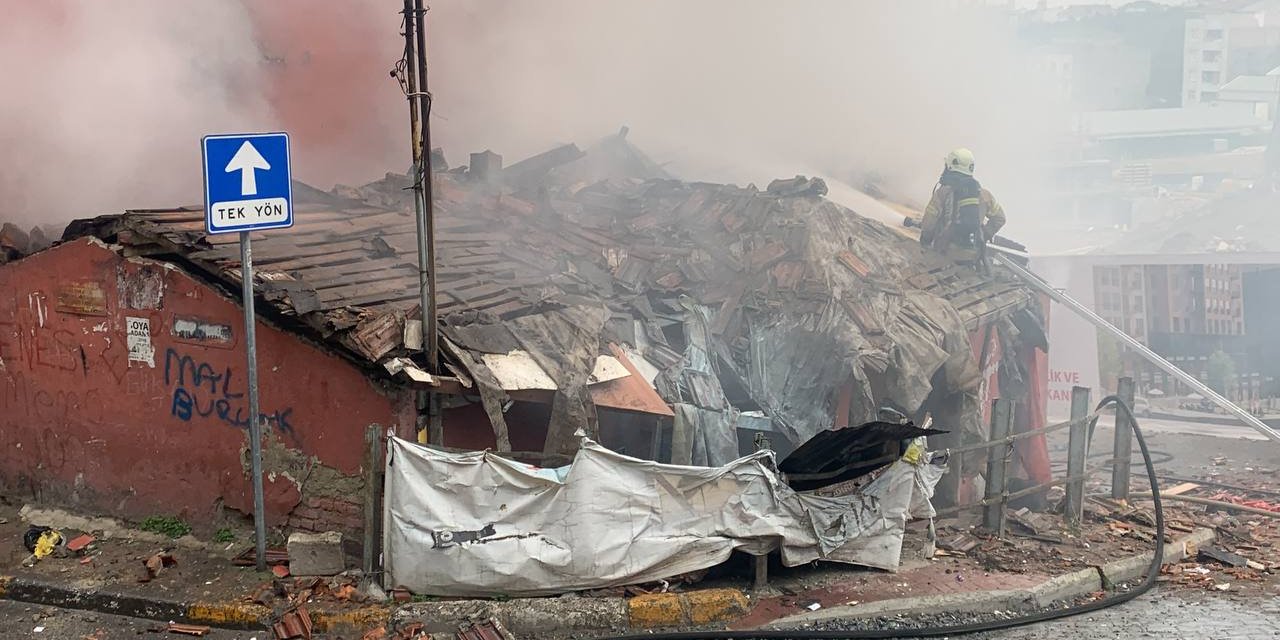 Şişli'de gecekonduda patlama