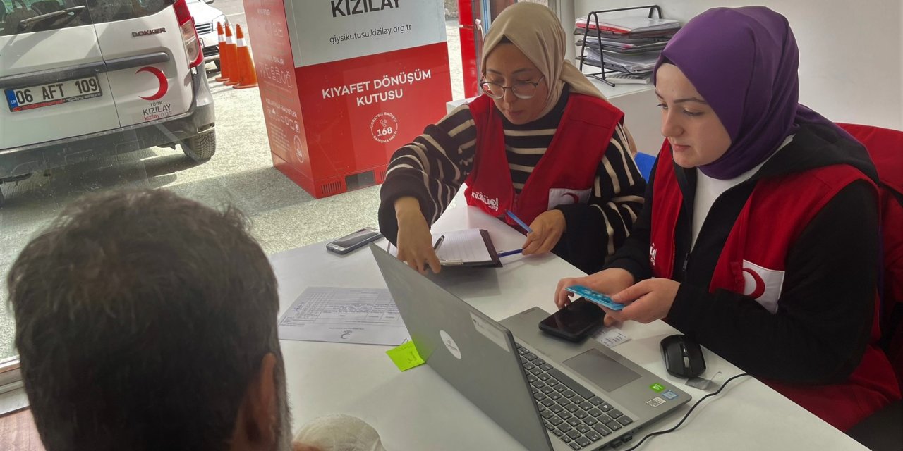 Kızılay: Depremzedelere 70 milyon TL değerinde alışveriş kartı dağıtılacak