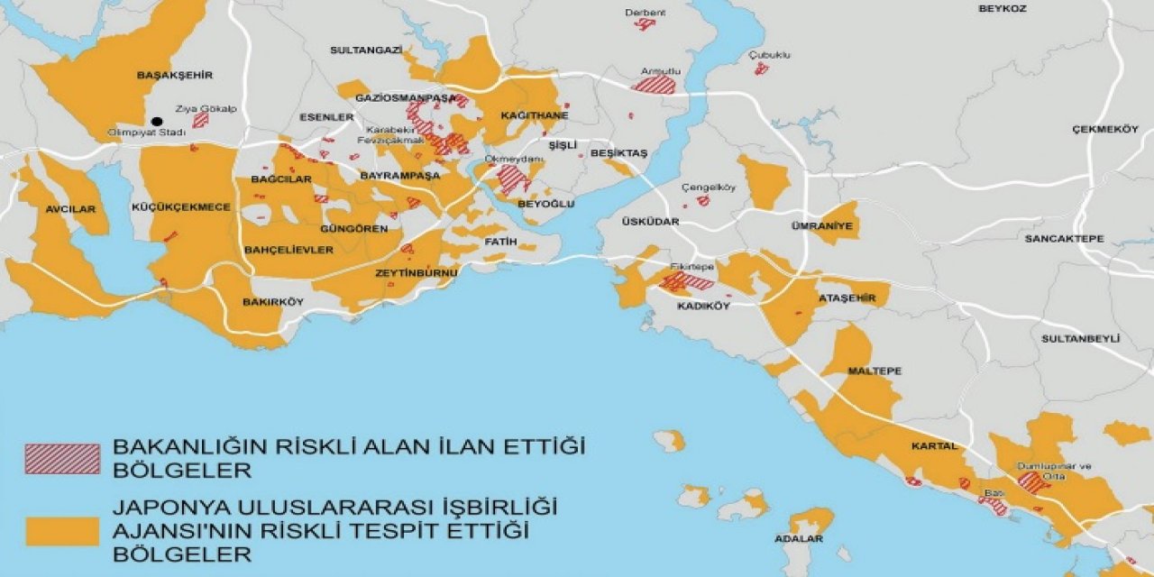 Japon bilim insanlarının İstanbul risk haritası: Bakanlığın haritasından yüzde 73 fazla